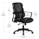 Крісло Mealux Easy Lite Black (арт. HF-L14 F/B) - зображення 3