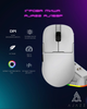 Бездротова легка магнітна миша Ajazz AJ159P PAW3395 2.4G 26000 DPI RGB Біла - зображення 4