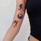 Набір дитячих тимчасових тату "Футбол №1" football-tattoo-mini-set- 10 штук по 12*7 см - зображення 3