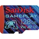 Карта памяти microSDXC, 128Gb, SanDisk GamePlay, Сlass10 uhs-i a2 u3 v30, без адаптера, до 190/90 МБ/с (sdsqxaa-128g-gn6xn) - изображение 1