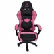Кресло геймерское Bonro Lady 806 черно-розовое с эргономической спинкой (76-165-42300097) - изображение 4