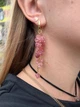 Вишукані сережки "Strawberry grapes" у формі винограду з кварцу ELBET - зображення 2