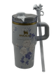 Термос термочашка Stanley Quencher H2.0 Tumbler з нержавіючої сталі 0,59 л LoveShackFancy Floral Blue KT6007861 - зображення 4