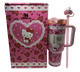 Термос термочашка Stanley Quencher H2.0 Tumbler Світиться у темряві 1,18 л Hello Kitty Pink Love Edition KT7001978 - зображення 1