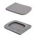 Унітаз підвісний Qtap Tern Ultra Quiet 520×345×325 мм, Stone grey, з сидінням Slim Duroplast / Soft-close / Quick Release QTTER26SG49000 - зображення 8