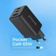 Зарядное для ноутбуков и телефонов Proove Pocket GaN 65W (2Type-C+USB) - изображение 5