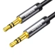 Аудио кабель AUX UGREEN AV119 Cable Alu Case mini jack 3,5 mm на mini jack 3,5 mm (3 pin, 3m). Grey - изображение 1