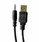Кабель AUX USB to 4pin Audio 3.5 мм, 15 см, черный (EW853) - изображение 3