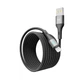 Кабель для зарядки и обмена данными Yoki YK-LE17 LED Series USB/Lightning 12W 2.4A/5V 2 m Black - изображение 4