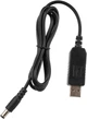 Кабель питания 2Е USB-A > DC 5.5х2.5 мм 12В/1A, 1 м Черный (2E-CCAD12-BK) - изображение 2