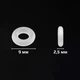 O-rings о-ринги демпферні кільця для механічних оптичних магнітних клавіатур MX для зменшення шуму (120 шт 2.5 мм) - изображение 3