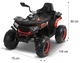Pojazd akumulatorowy - Quad Toyz Gigant  Blue (5908310396491) - obraz 13
