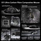 Ігрова бездротова мишка Attack Shark X11 ULTRA / Три режими підключення / Carbon Fiber / Сенсор PAW3950MAX / 42000 DPI / Black - зображення 6