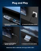 Кабель Highwings USB C to HDMI, 4K@60Hz, с поддержкой зарядки PD 100Вт, 1.8м, серый - изображение 6