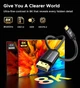 Кабель Warrky USB C to DisplayPort 1.4, 8K@60Hz 4K@240Hz 2K@360Hz, 2м, black - изображение 2