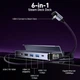 Док-станция BENFEI для Steam Deck (OLED)/ROG Ally/Legion Go, 6-в-1 HDMI 4K@60Hz, Gigabit Ethernet, 1xUSB C, 2X USB 3.0, USB-C PD 100 Вт - изображение 2