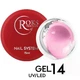 Builder Gel ROKS 15 мл №14 Яскраворожевий - изображение 1