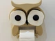Настінний тримач-органайзер для туалетного паперу Сова. Aivory - изображение 1