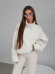 Куртка женская из экокожи молочная 42-50 р5041.М544.1 - изображение 2