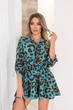 Жіночий костюм легкий блакитний з коричневим L-XL с1050.382 - зображення 4