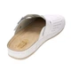Сабо медицинские кожаные женские Tellus 30-09 белый размер 44 - стелька анатомическая антишок - изображение 3