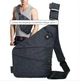 Сумка месенджер Crossbody 4634 кобура. Графіт - зображення 3