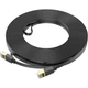 Патч-корд Hoco US07 General Pure Copper Flat Network Cable 20m Black - изображение 1