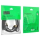 Патч-корд Hoco US02 Level Pure Copper Gigabit Ethernet Cable 3m Black - изображение 8