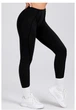 Стильные Женские Леггинсы Со Швами Наружу Черные Комфортны Для Занятий Спортом И Повседневной Носки. L (391163) - изображение 2