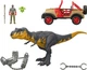 Динозавр Тиранозавр Рекс Jurassic World Tyrannosaurus Rex Off-Road Tracker Pack Action Figure Playset - изображение 4