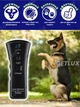 Отпугиватель собак Super Ultrasonic Dog Chaser ультразвук для собак - устройство для отпугивания, фонарик, + функция тренировки, черный (Double) - изображение 2