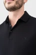 Футболка-поло AVECS чорна з трикотажу Double Face XL - зображення 6
