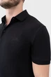 Футболка-поло AVECS чорна з трикотажу Double Face 30591/1 3XL - изображение 7