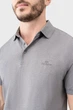 Футболка-поло AVECS сіра з трикотажу Double Face 30591/14 2XL - изображение 6