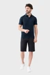 Футболка-поло AVECS синя із трикотажу Double Face 2XL - зображення 2
