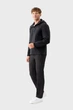 Вітровка AVECS чорна з матеріалу Softshell з нагрудною кишенею 50558/1 2XL - изображение 2