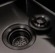 Кухонная мойка нержавейка CM 78*50C R VALESO Handmade PVD черная с углубленной полкой (3,0/0,8) - изображение 2