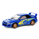 Металева модель машина Subaru Impreza 1:32 зі світлом і звуком Інерційна машинка в коробці субару синій легенда модель - зображення 1