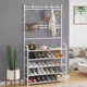 Универсальная вешалка для одежды New simple floor clothes rack size 60X29.5X151 см Белый - изображение 1