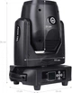 Głowica LED Light4Me Focus 100 Spot ruchoma (5908249810334) - obraz 6