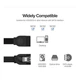 Кабель передачі даних SATA 3 Data Cable 0.5m 90° corner US217 Black Ugreen - зображення 5