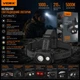 Налобний ліхтар VIDEX VLF-H047Z 1000 Lm 5000K з фокусуванням та червоним світлом - зображення 1