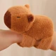 Дитяча м'яка іграшка - браслет капібара Capybara плюшева прикраса на руку для дітей, 20х14х10 см, коричневий "P" (99307558) - зображення 2