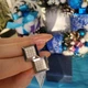 Срібні запонки Лазурит (8715р) - зображення 5