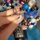 Серебряные запонки Лазурит (8733р) - изображение 6