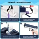 Электрический аккумуляторный водяной пистолет Water Gun Glock синего цвета с большим круглым барабаном - изображение 2