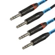 Kabel SSQ JSJS1 Pro 2x jack stereo 6.3 mm - 2x jack stereo 6.3 mm 1 m (5904161822141) - obraz 2