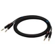 Kabel SSQ JSJS1 Pro 2x jack stereo 6.3 mm - 2x jack stereo 6.3 mm 1 m (5904161822141) - obraz 3