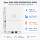 Гібридний інвертор Deye SUN-100K-SG02HP3-EU-GM10 100 кВт 3-фазний HV 10 MPPT WiFi - зображення 2