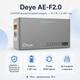 Аккумуляторный модуль Deye AE-F2.0 LiFePO4 51.2 В 2 кВтч 50 А Grey - изображение 2